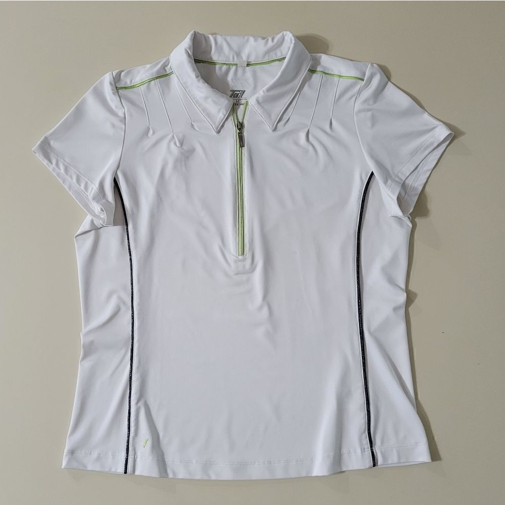 Tail Women's White Short Sleeve Golf Shirt